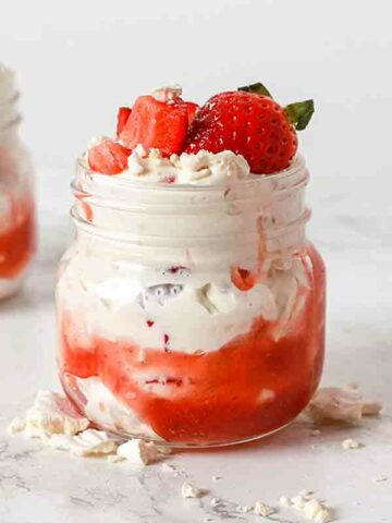 Jar Of Vegan Eton Mess