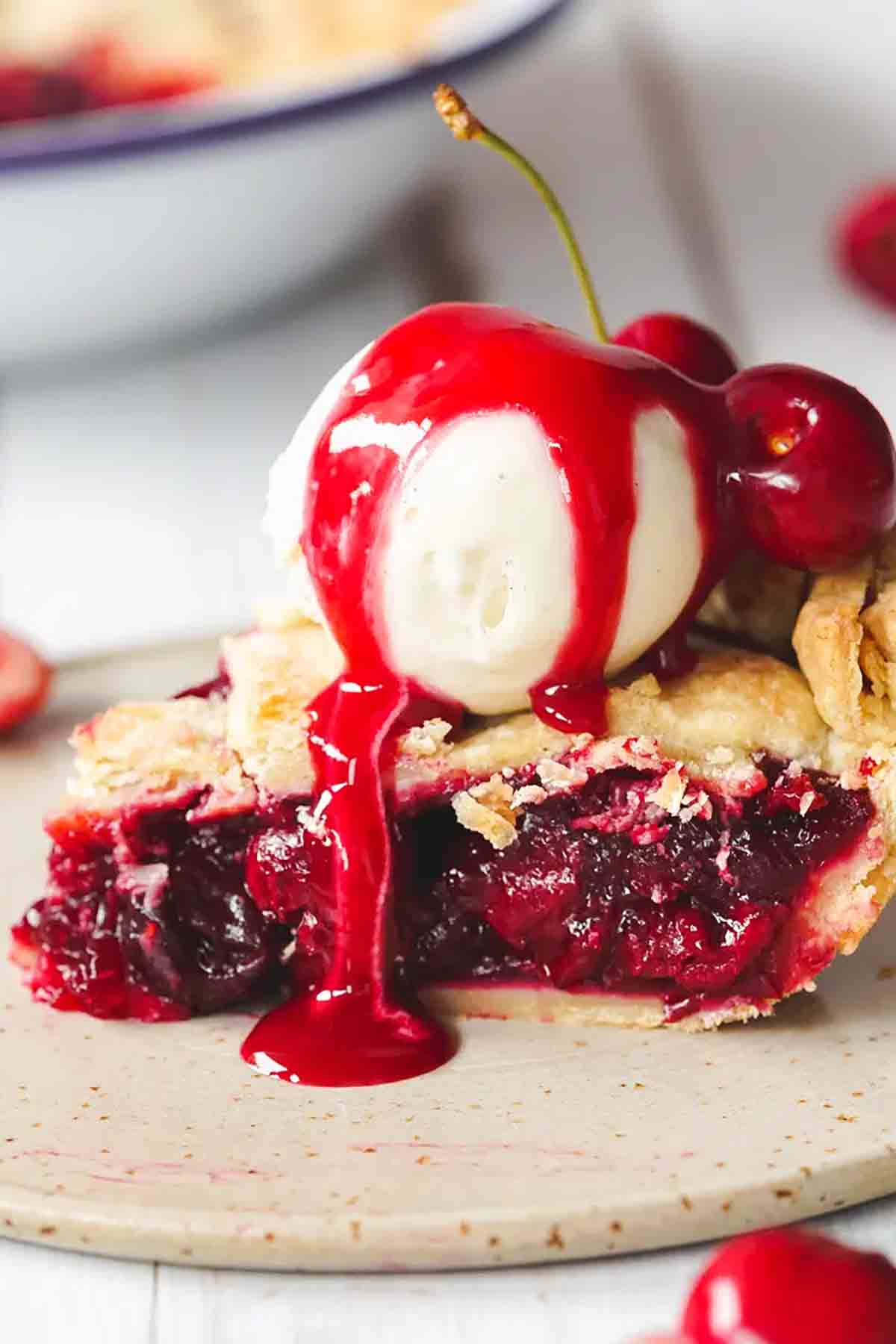 Vegan Cherry Pie Dessert