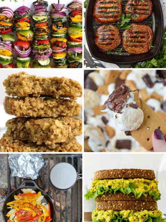 6 Images Of Vegan Camping Recipes