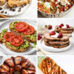 6 Images Of Vegan Fathers Day Brunch In A Collage
