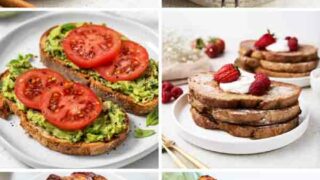 6 Images Of Vegan Fathers Day Brunch In A Collage