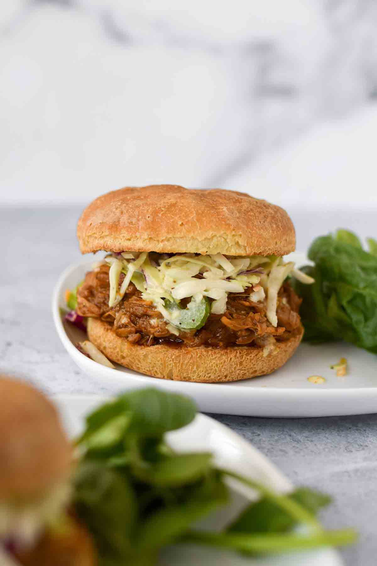 Vegan BBQ Jackfruit Sandwiches For Fathers Day