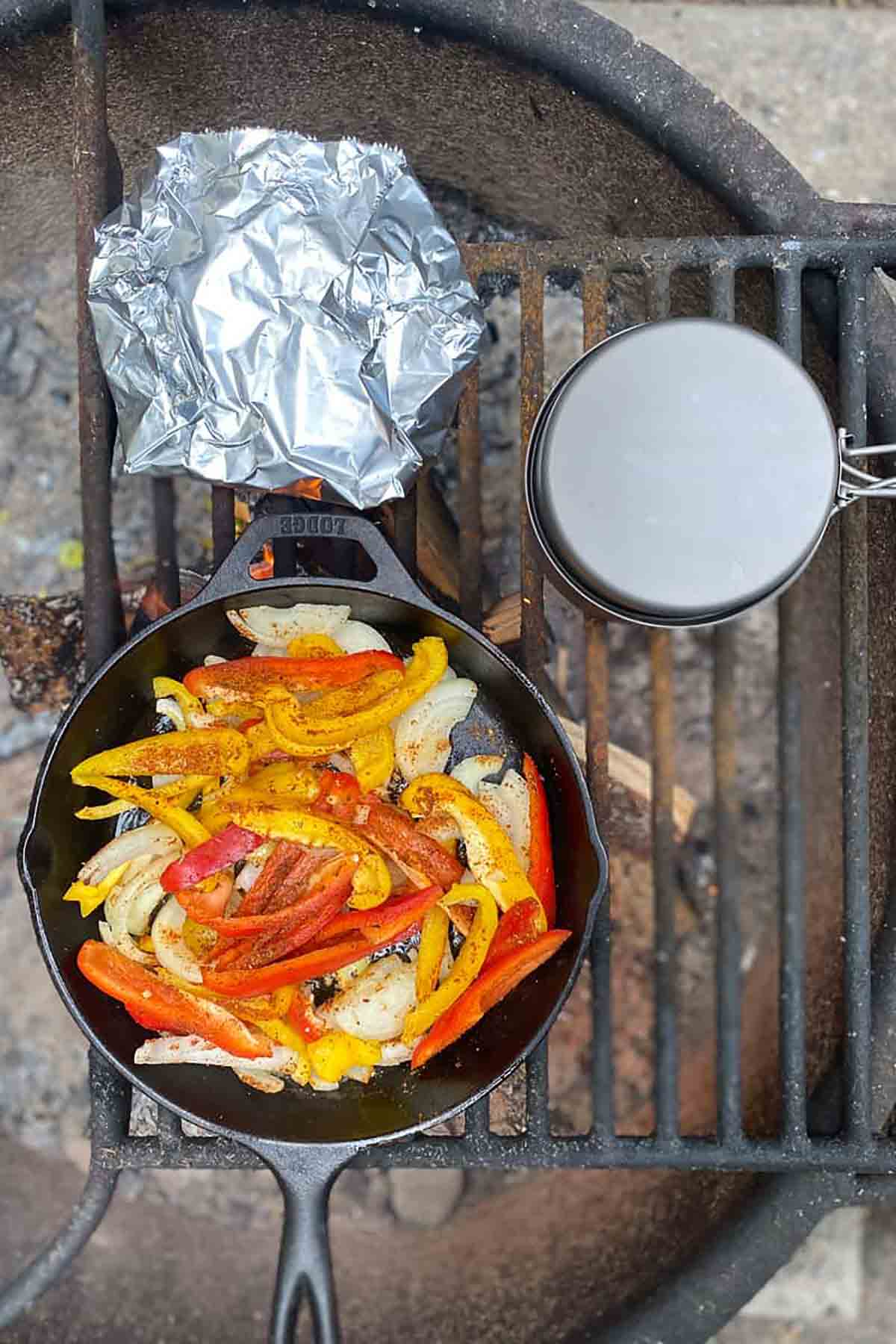 Campfire Fajitas Vegan