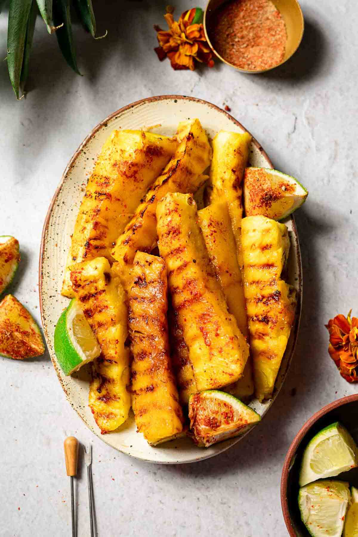 Grilled Pineapple For Bbq