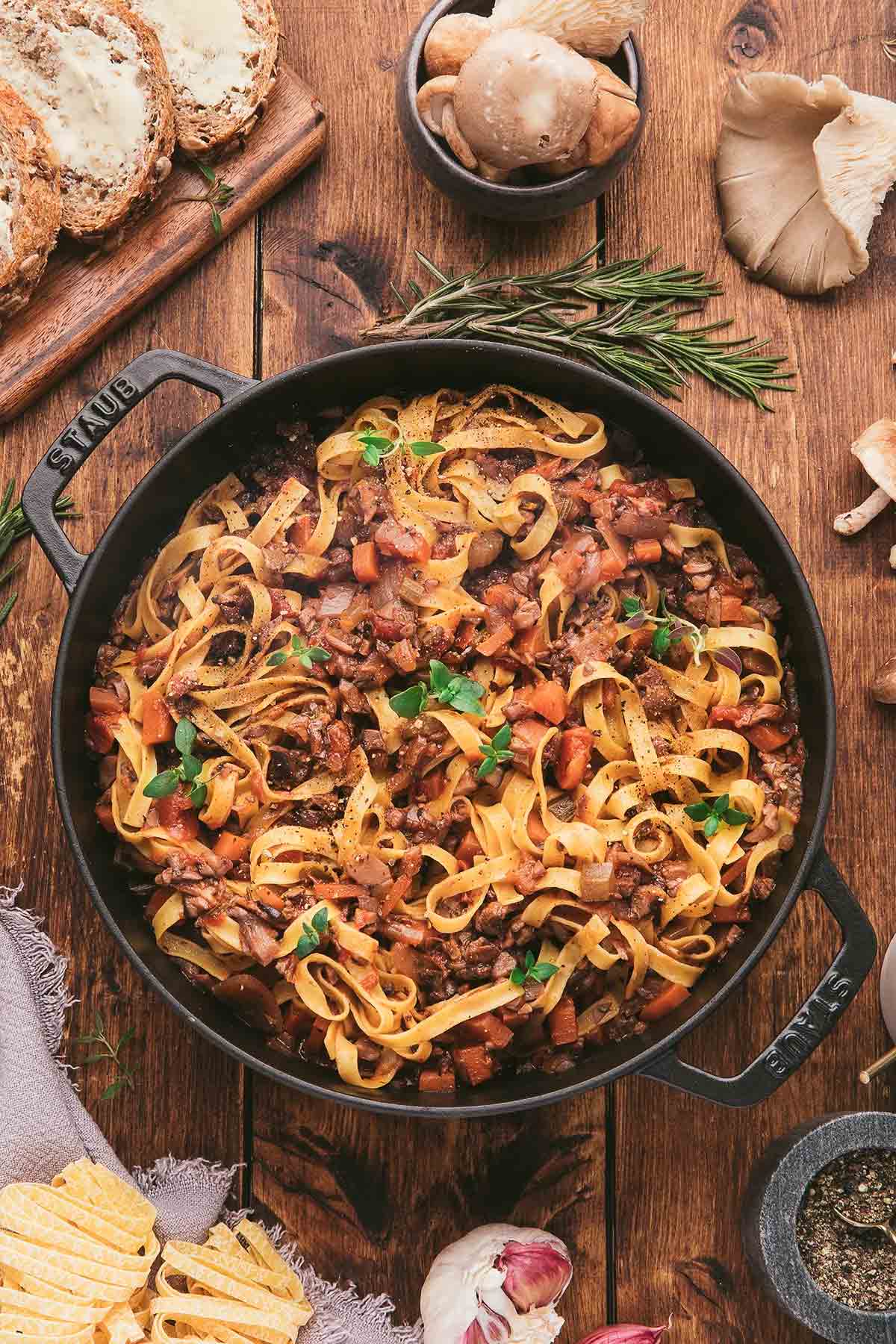 Mushroom Ragu Vegan