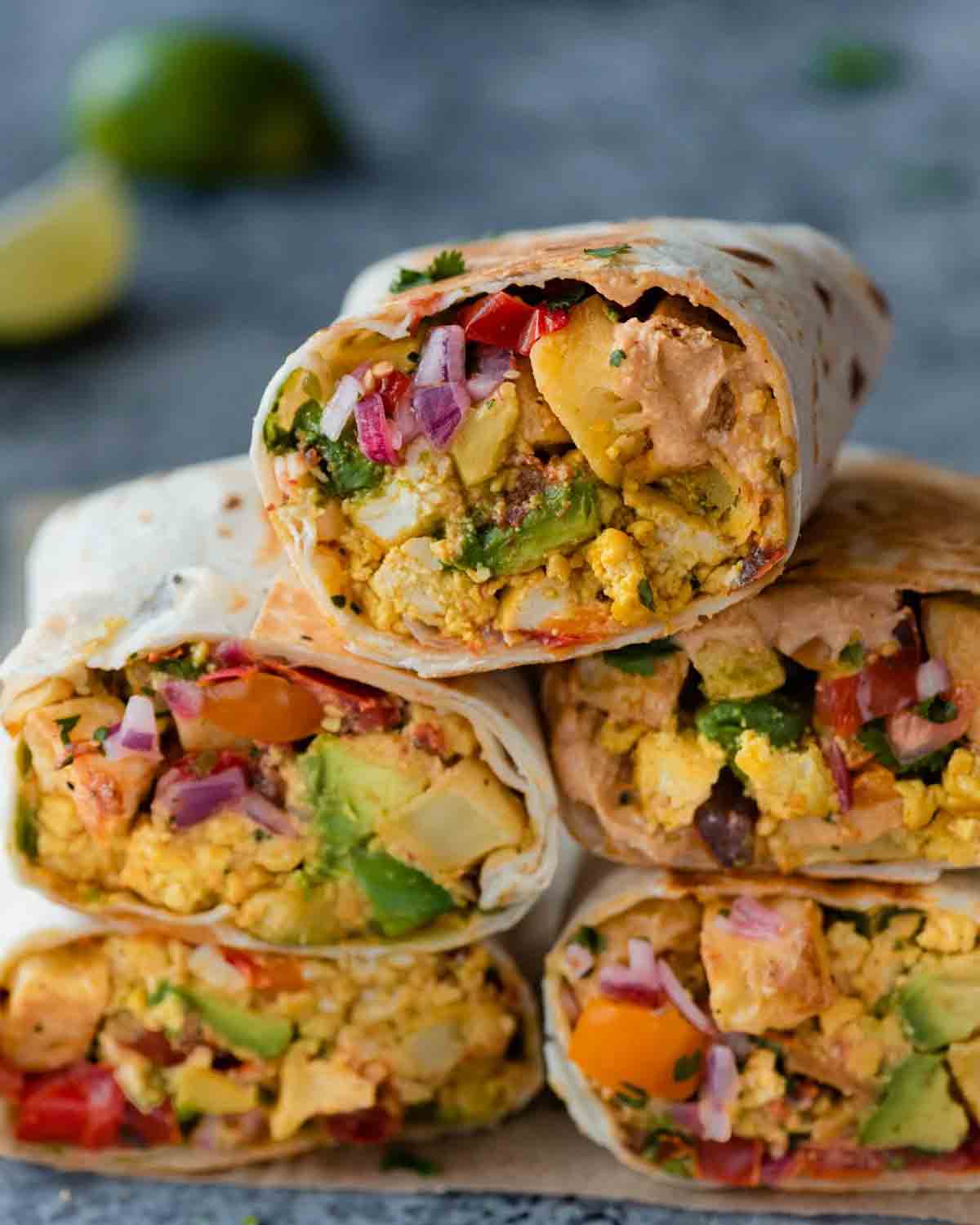 Vegan Breakfast Burritos