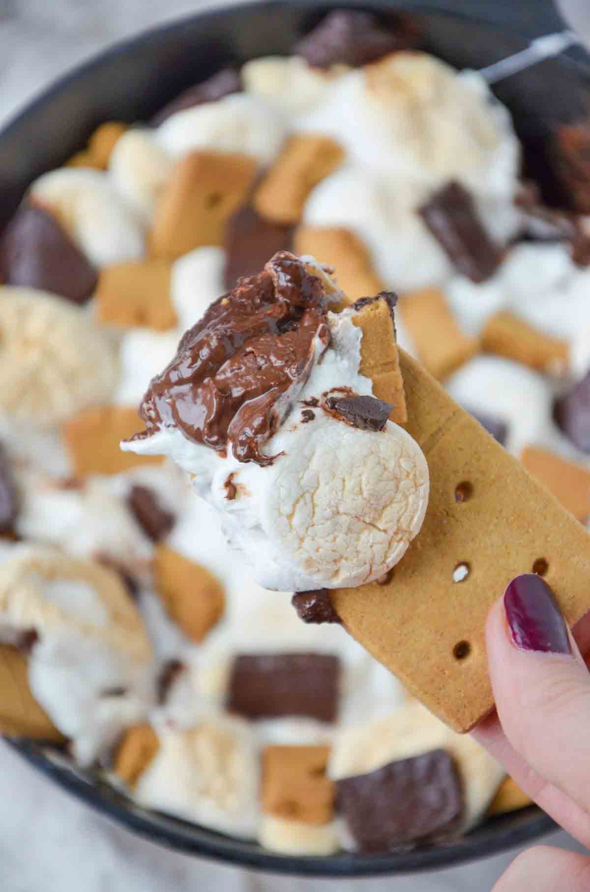 Vegan Smores Dip Camping Recipe