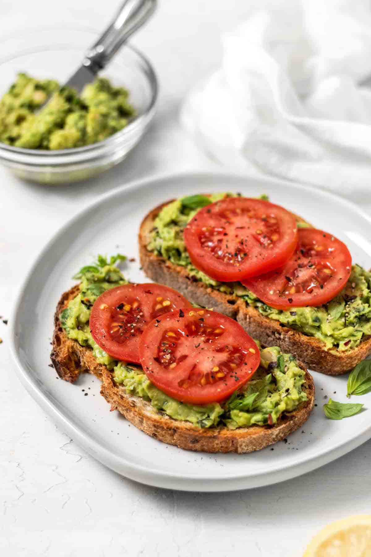 White Bean Avocado Toast