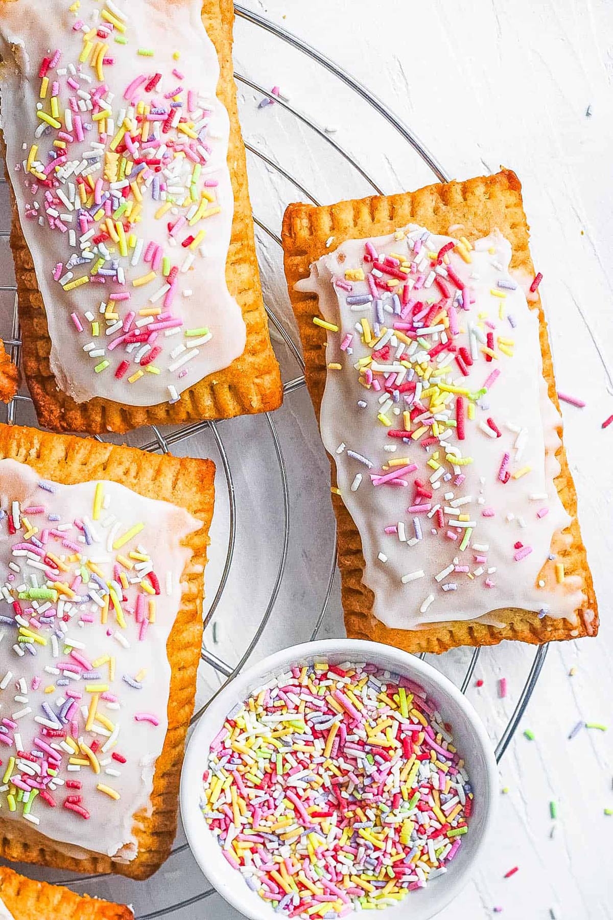 Healthy Vegan Strawberry Pop Tarts for baby shower recipes post