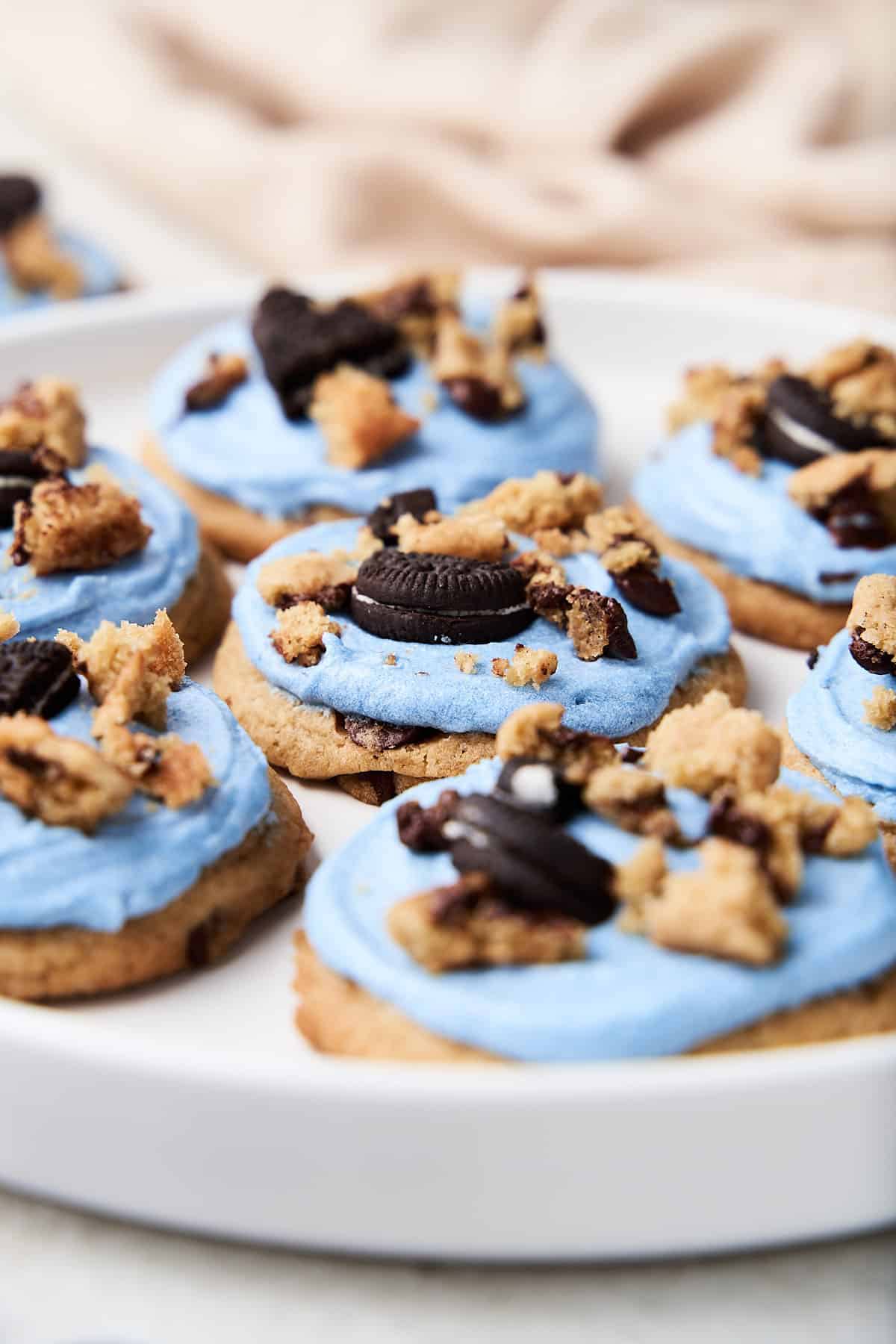 Vegan Cookie Monster Cookies