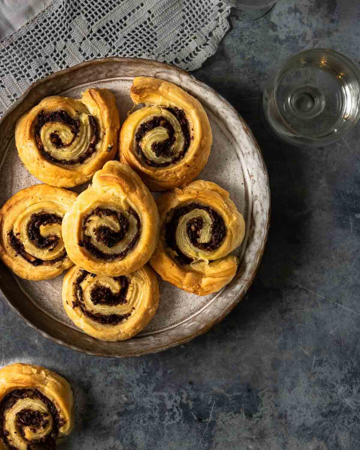 Christmas Puff Pastry Pinwheels Party Food