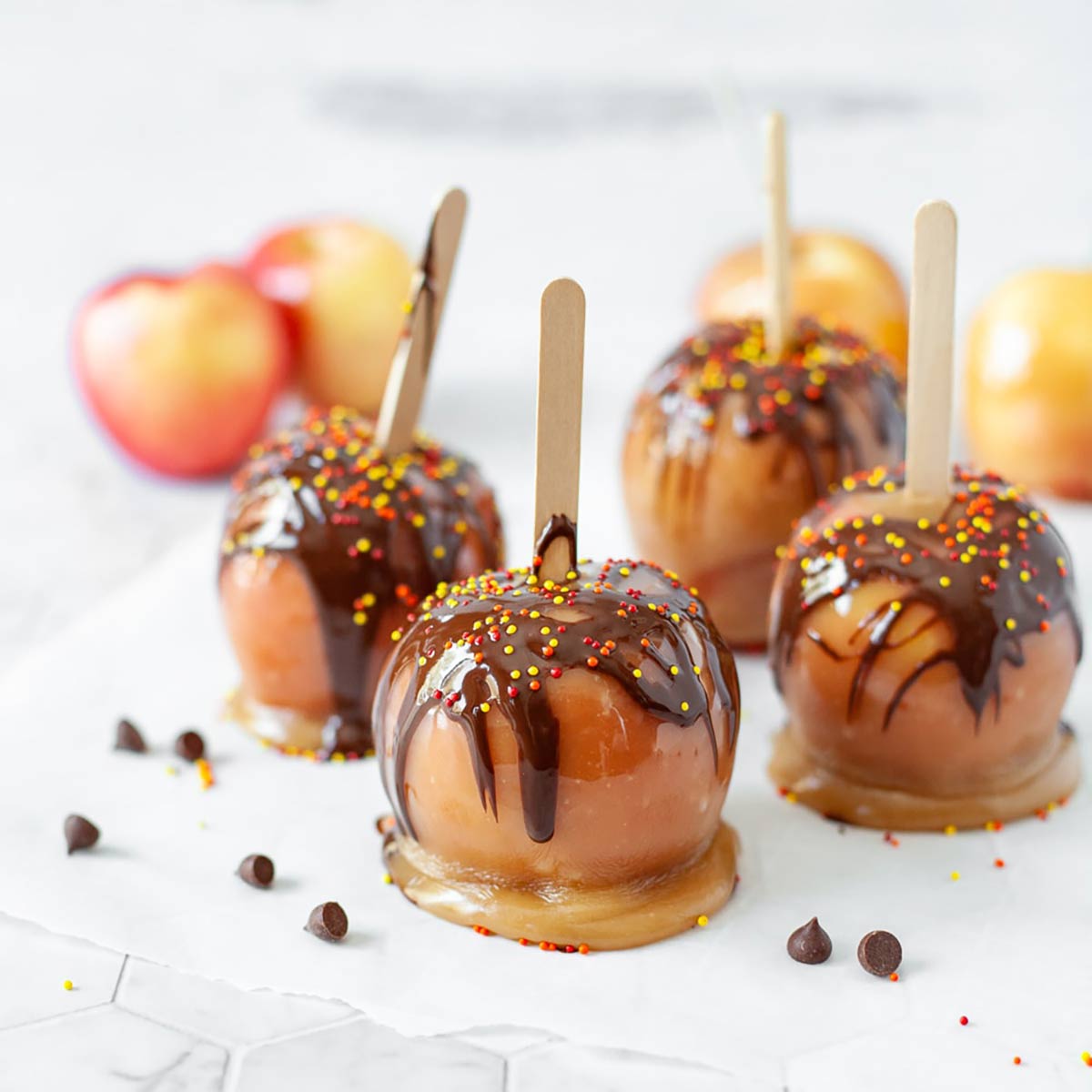 Dairy Free Caramel Apples For Halloween Parties