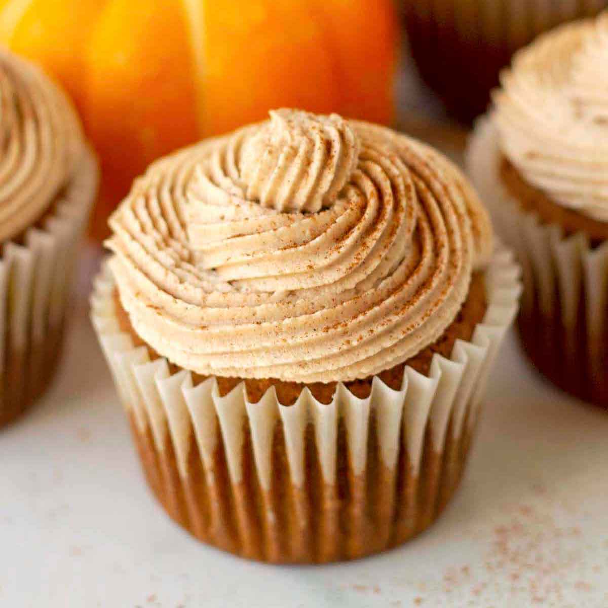 Gluten Free Vegan Pumpkin Cupcakes