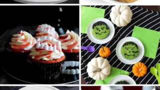 Image Collage Of Vegan Halloween Desserts