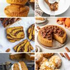 Image Collage Of Vegan Pumpkin Desserts