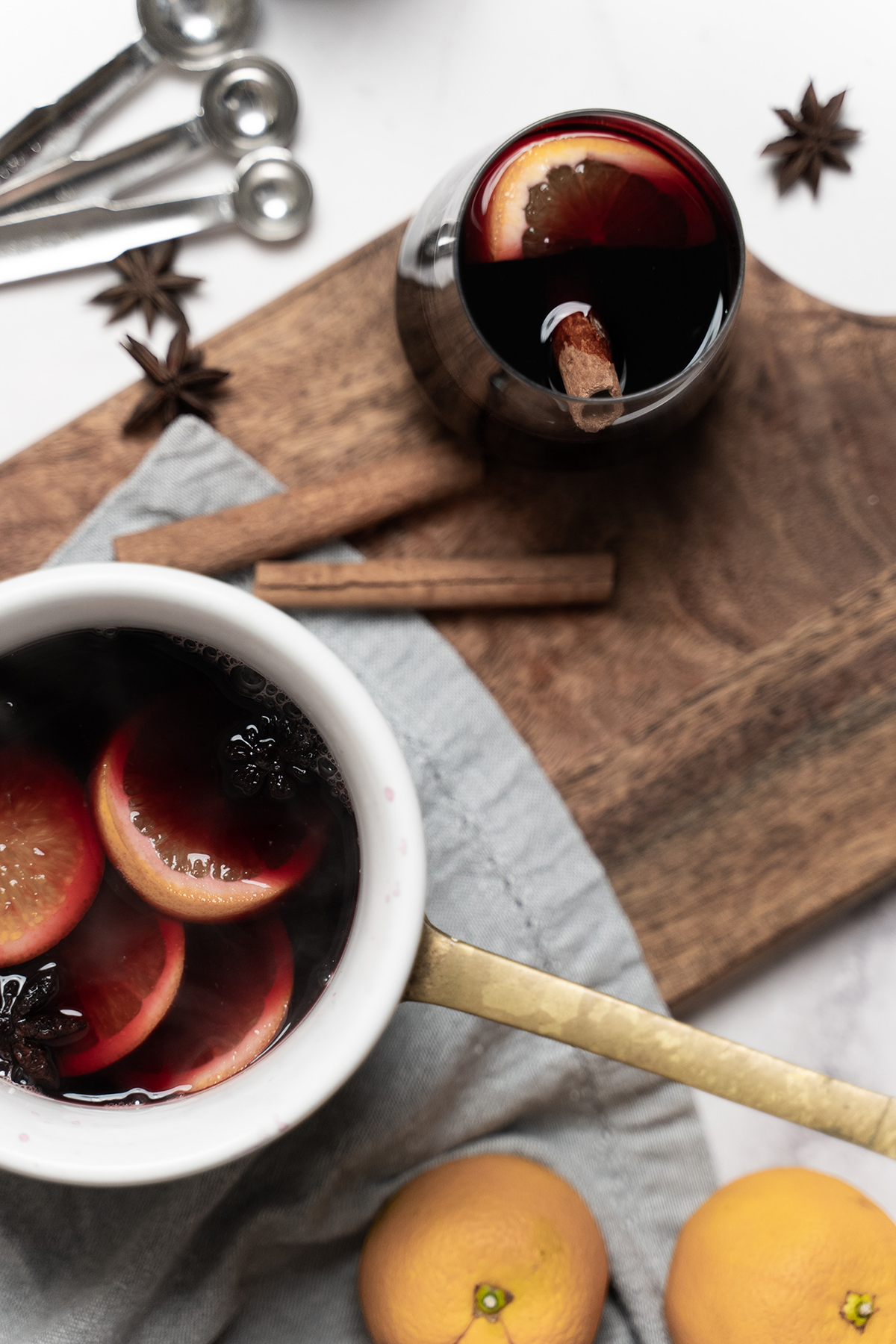 Mulled Wine In Mugs