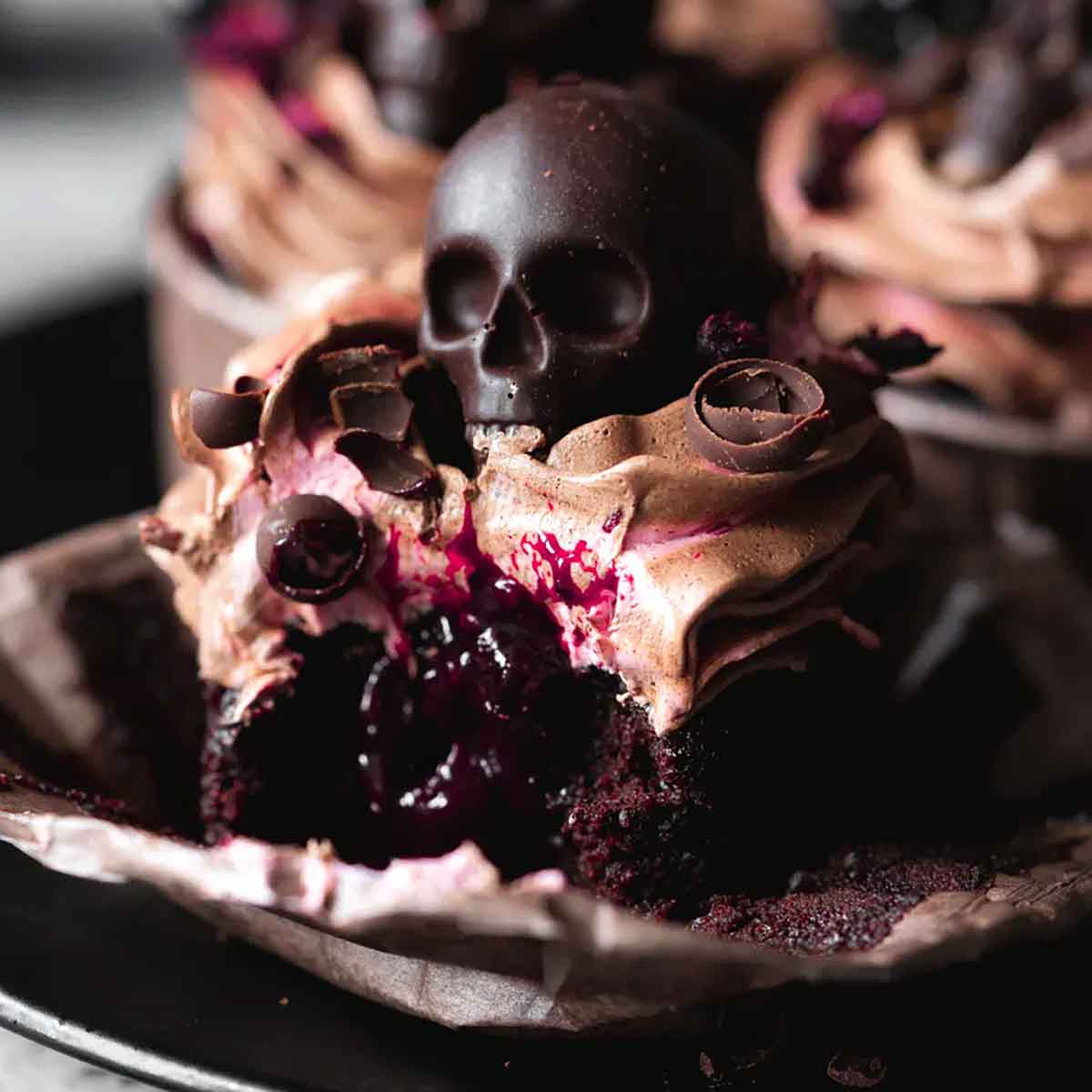 Skull Cupcakes