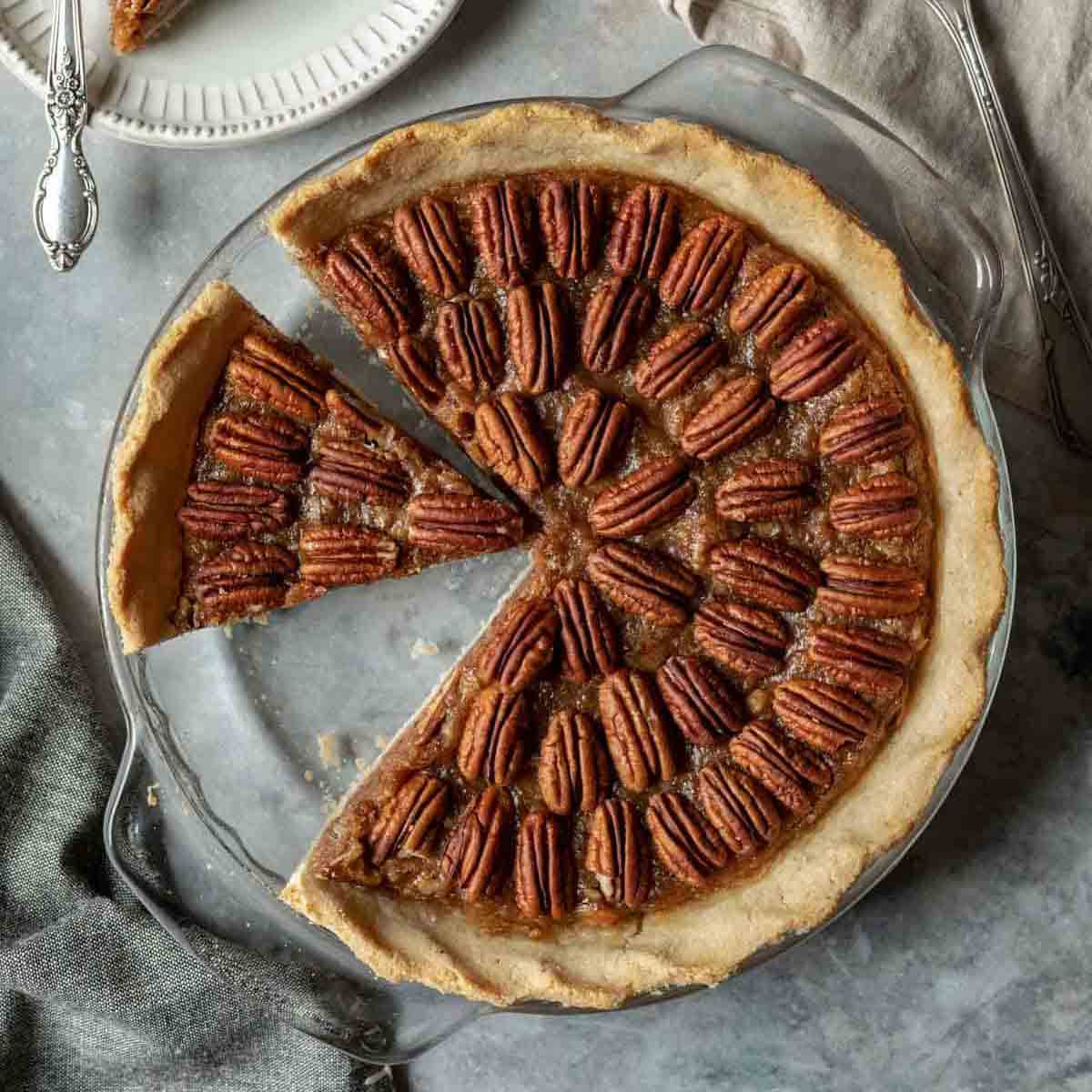 Vegan Bourbon Pecan Pie