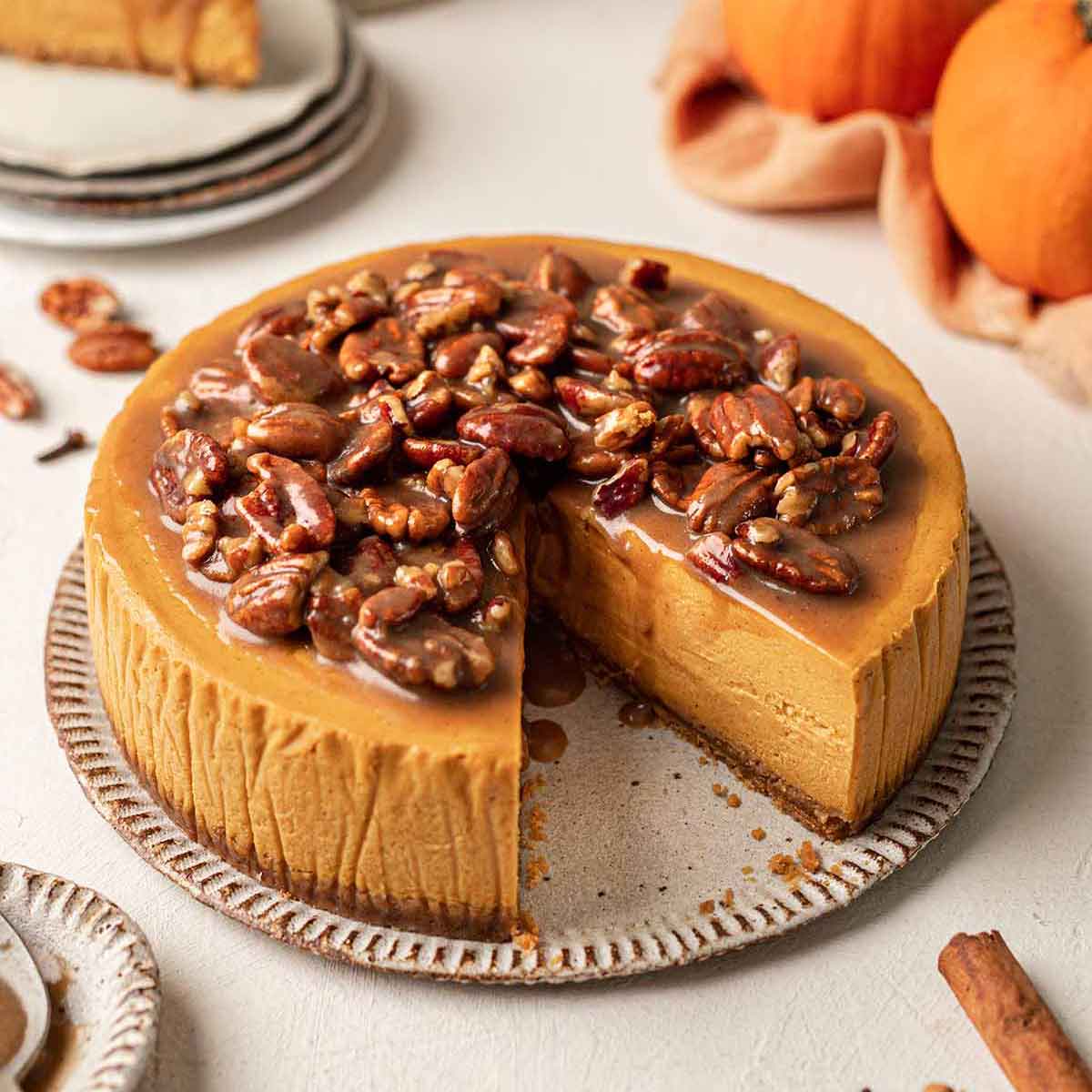 Vegan Pumpkin Cheesecake