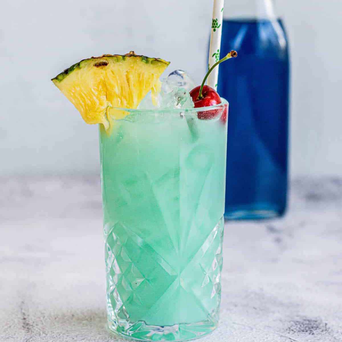 Blue Hawaiian Vegan Mocktail