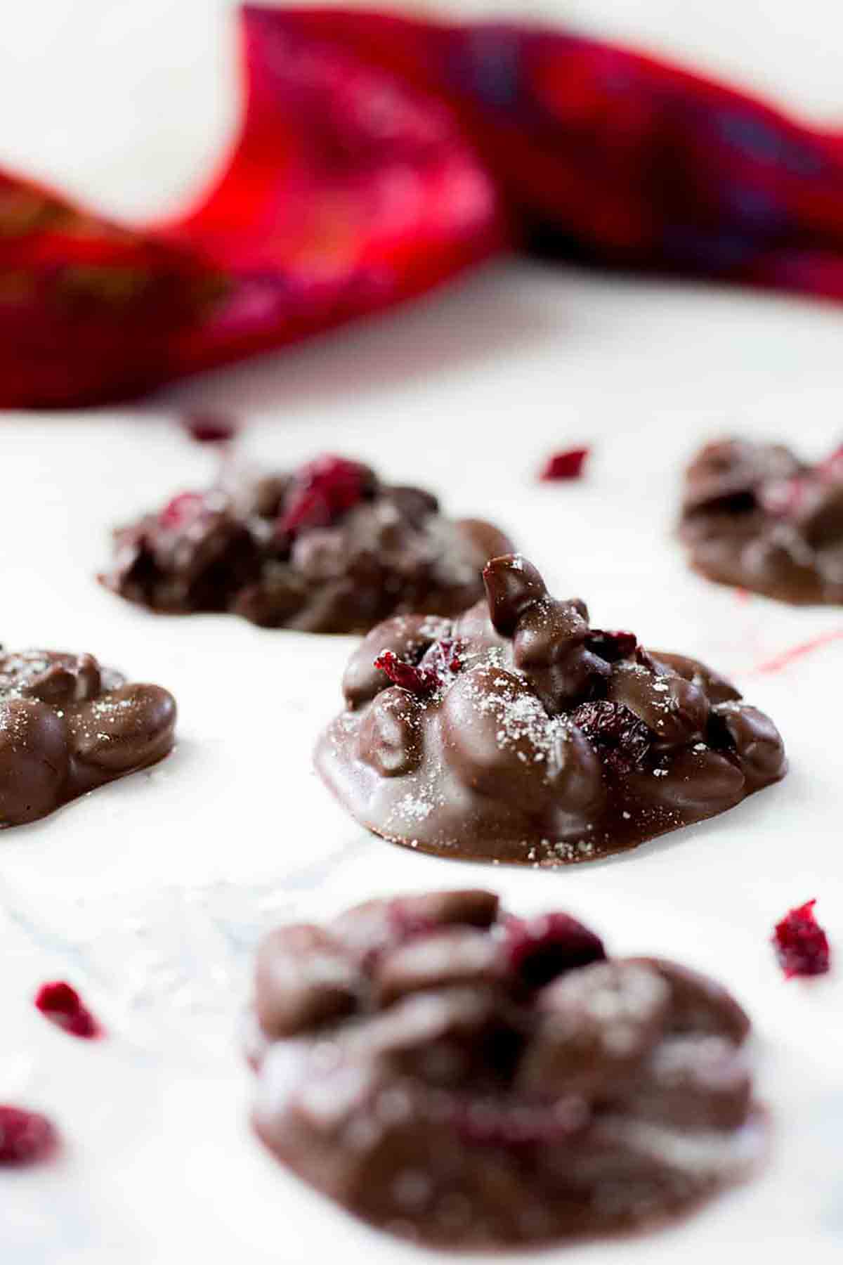 Chocolate Almond Clusters