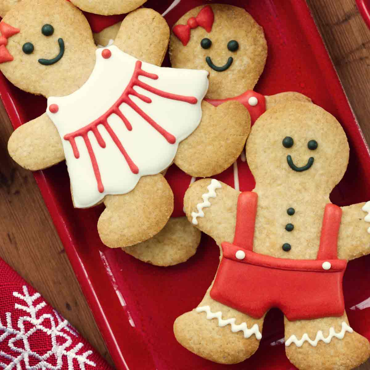 Are Gingerbread Cookies Vegan Thumbnail Image Of Iced Cookies