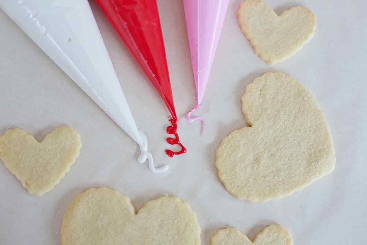 Are Sugar Cookies Vegan Image  Cookies Surrounded By Bags Of Icing