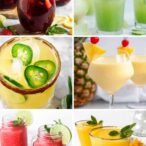 Collage Of 6 Vegan Mocktails