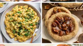 Collage Of 6 Vegan Thanksgiving Recipes