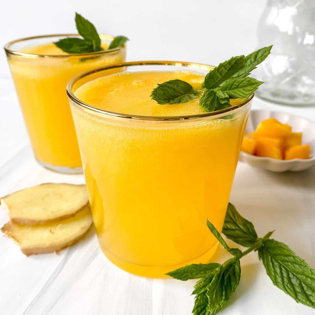 Mango Ginger Mocktail