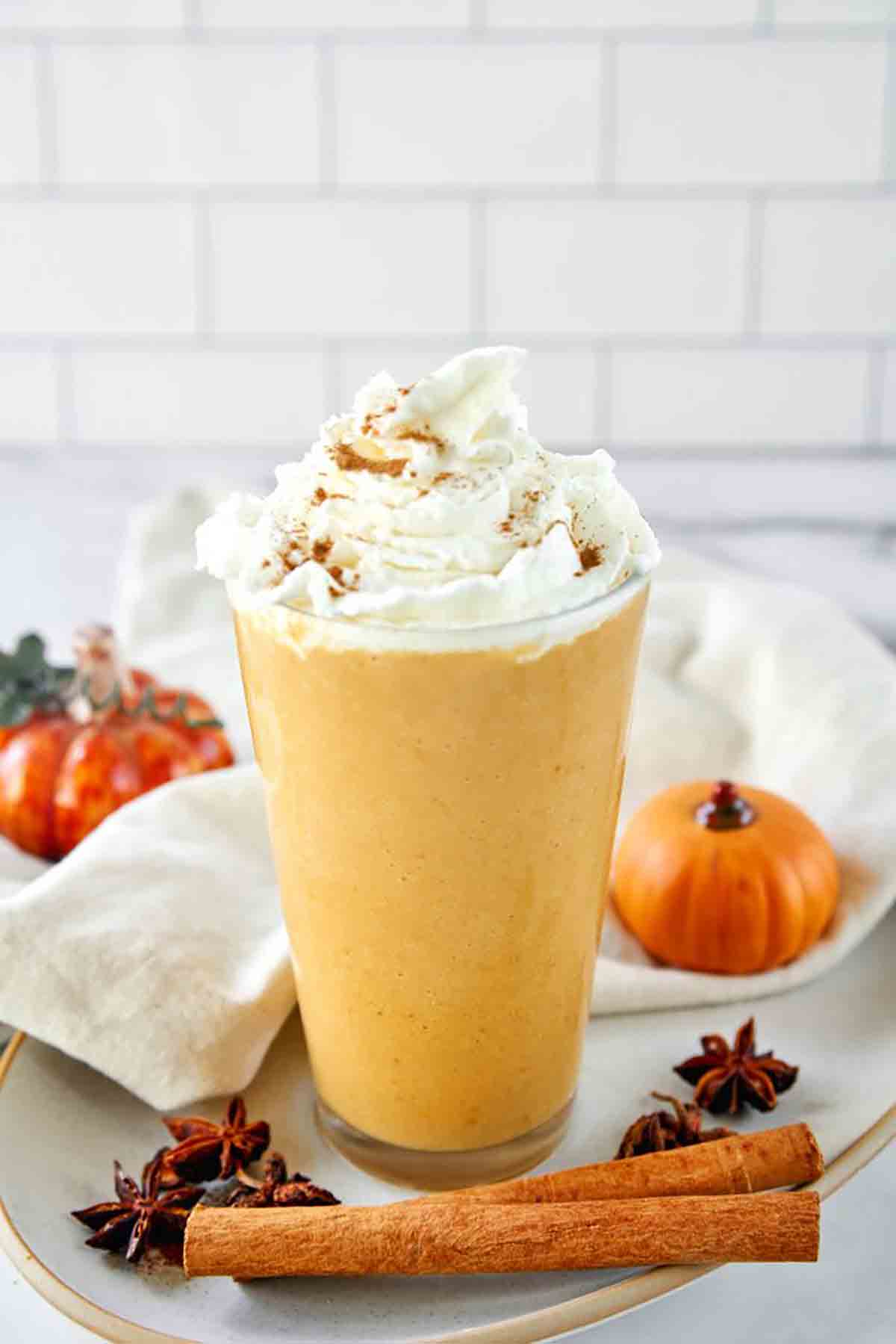 Pumpkin Spice Frappuccino Vegan Autumn Desserts