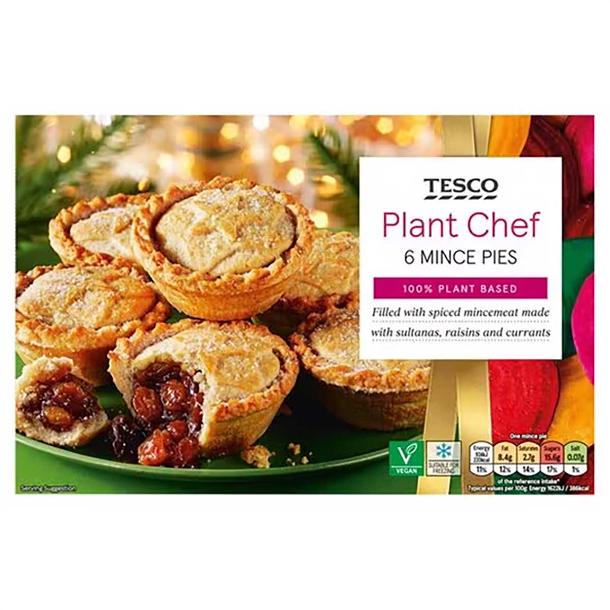 Tesco Plant Chef Mince Pies To Buy