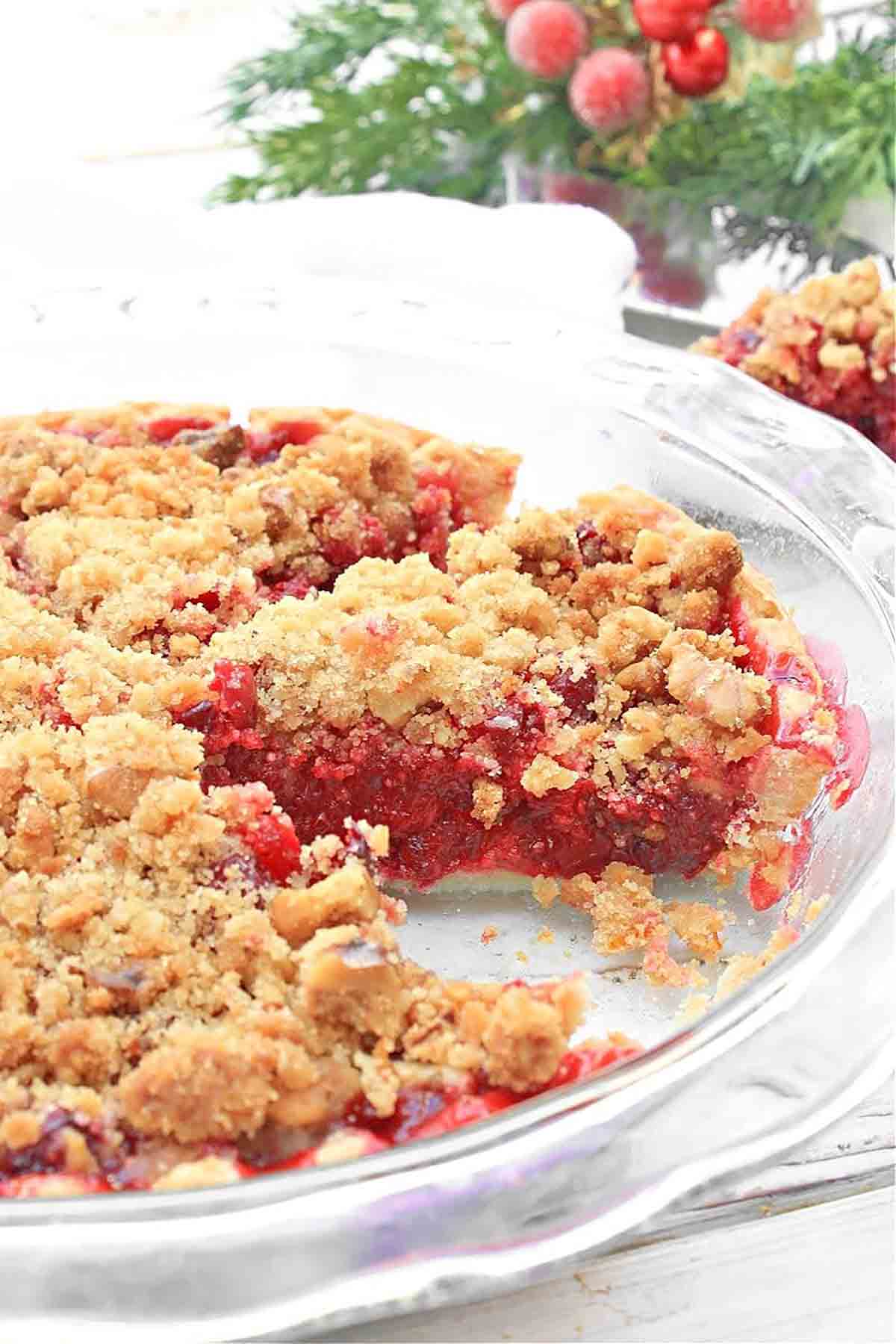 Vegan Cranberry Pie