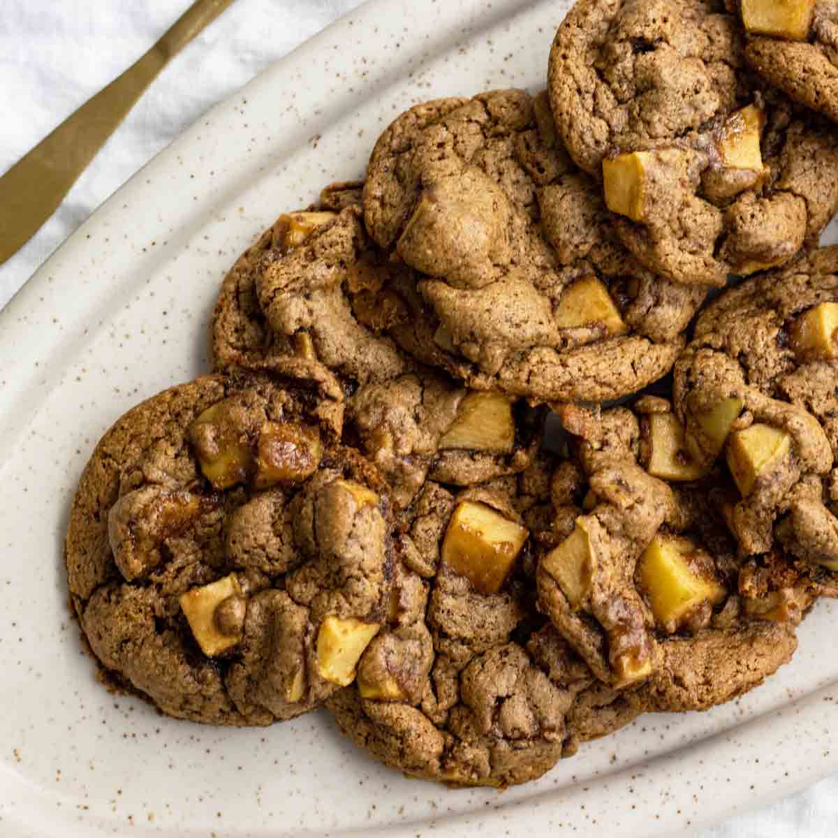 Vegan Fall Apple Cookies