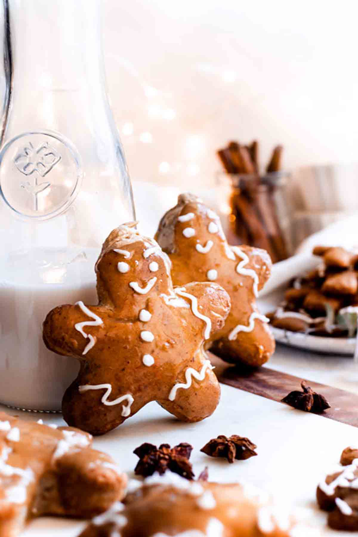 Vegan Gingerbread Donuts