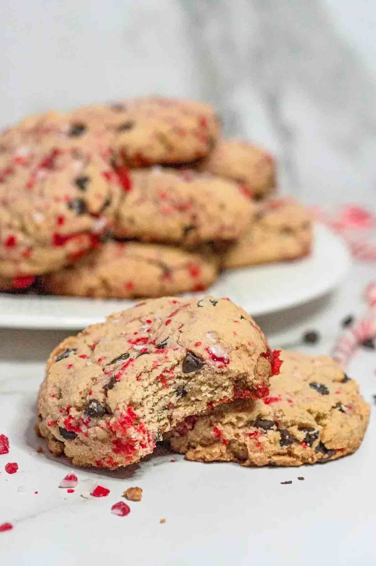 Vegan Gluten Free Candy Cane Cookies