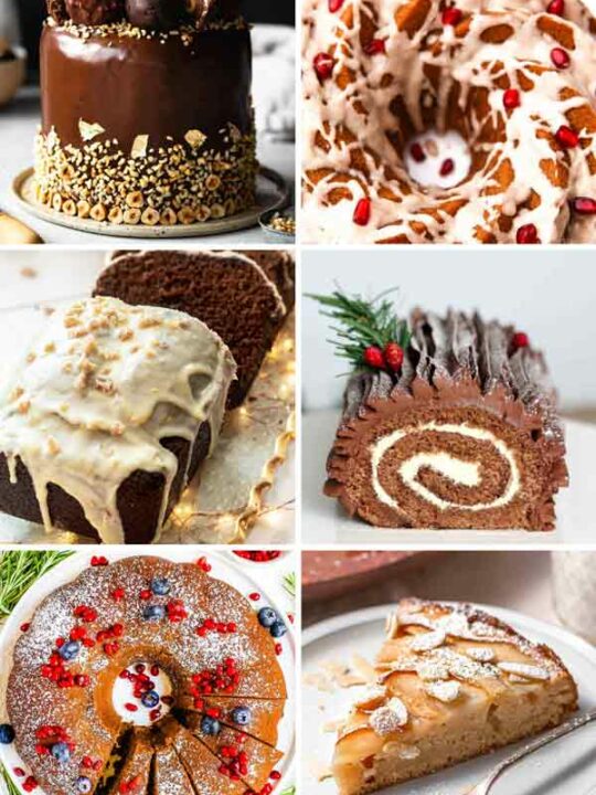 6 Different Vegan Christmas Cakes