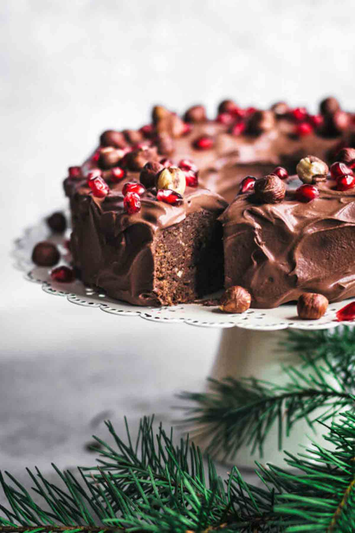Chocolate Hazelnut Cake Vegan