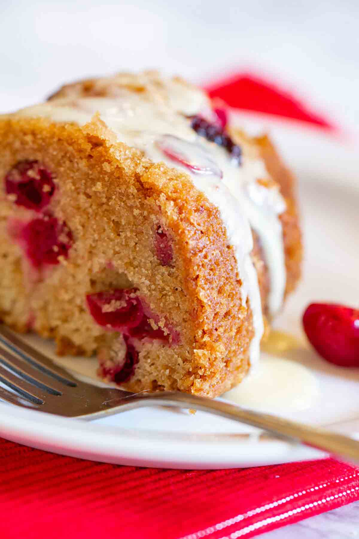 Cranberry Cake Image For Vegan Christmas Cakes Post