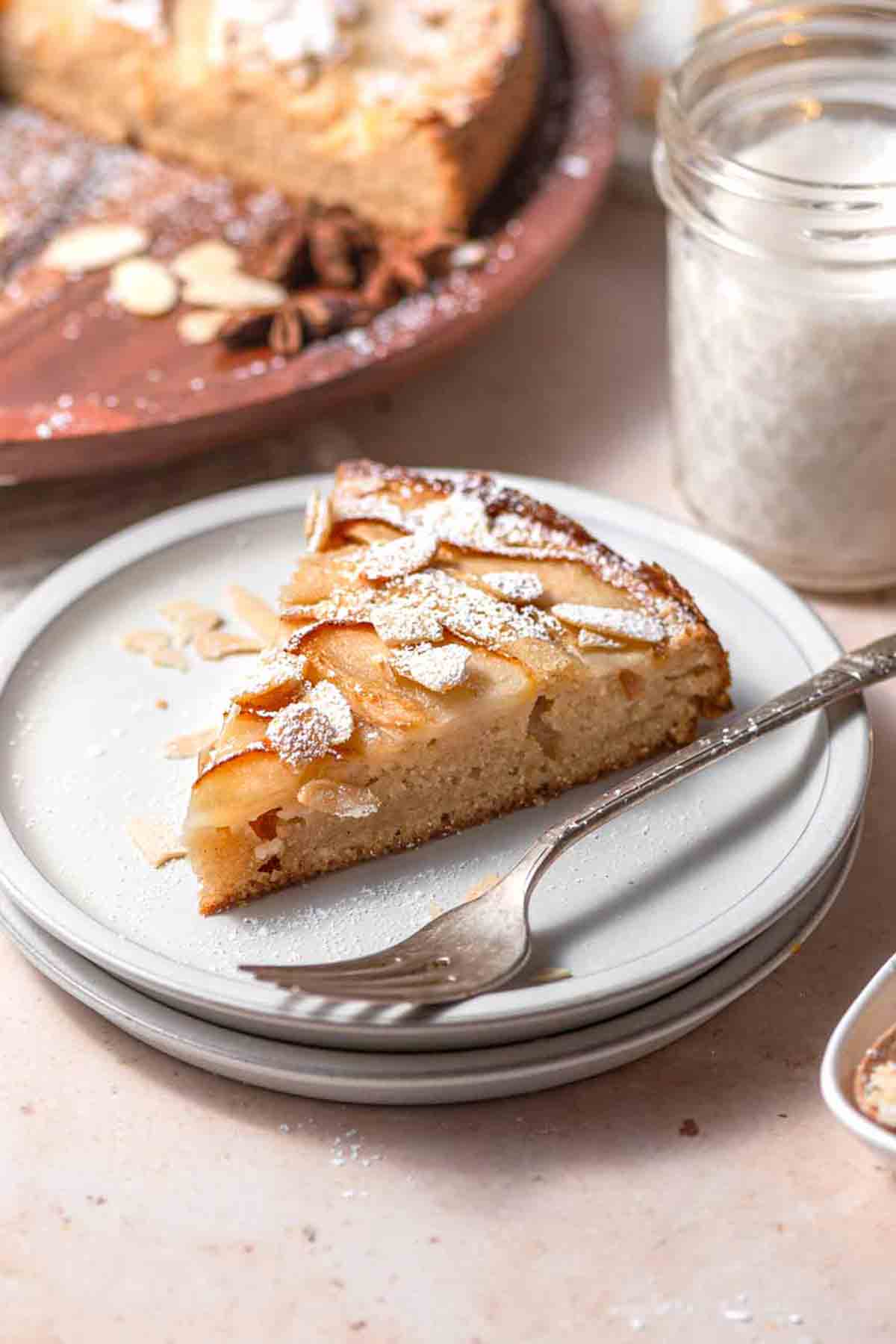 Italian Pear Almond Cake