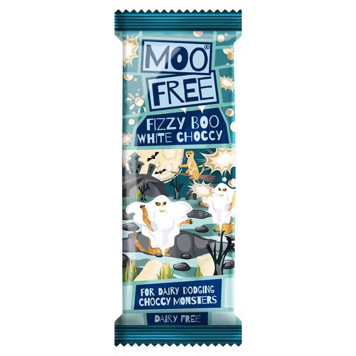 Moo Free White Vegan Halloween Chocolate Bar