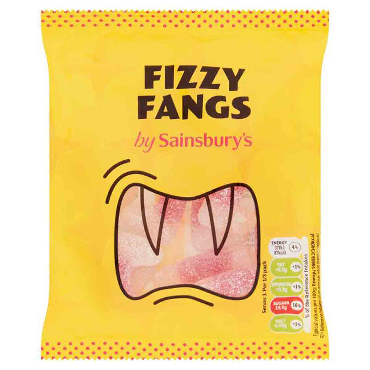 Vegan Fizzy Fangs Sweets For Halloween