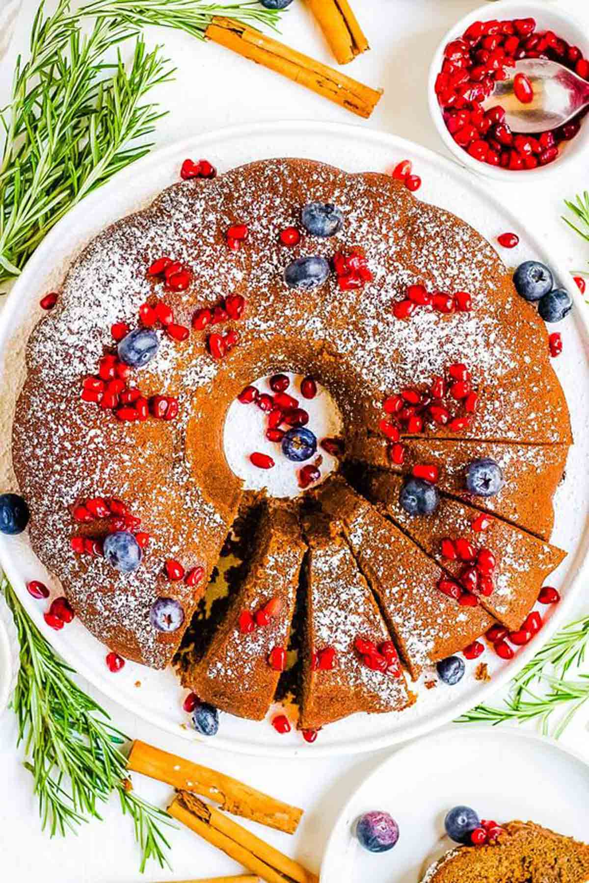 Vegan Gingerbread Bundt Cake