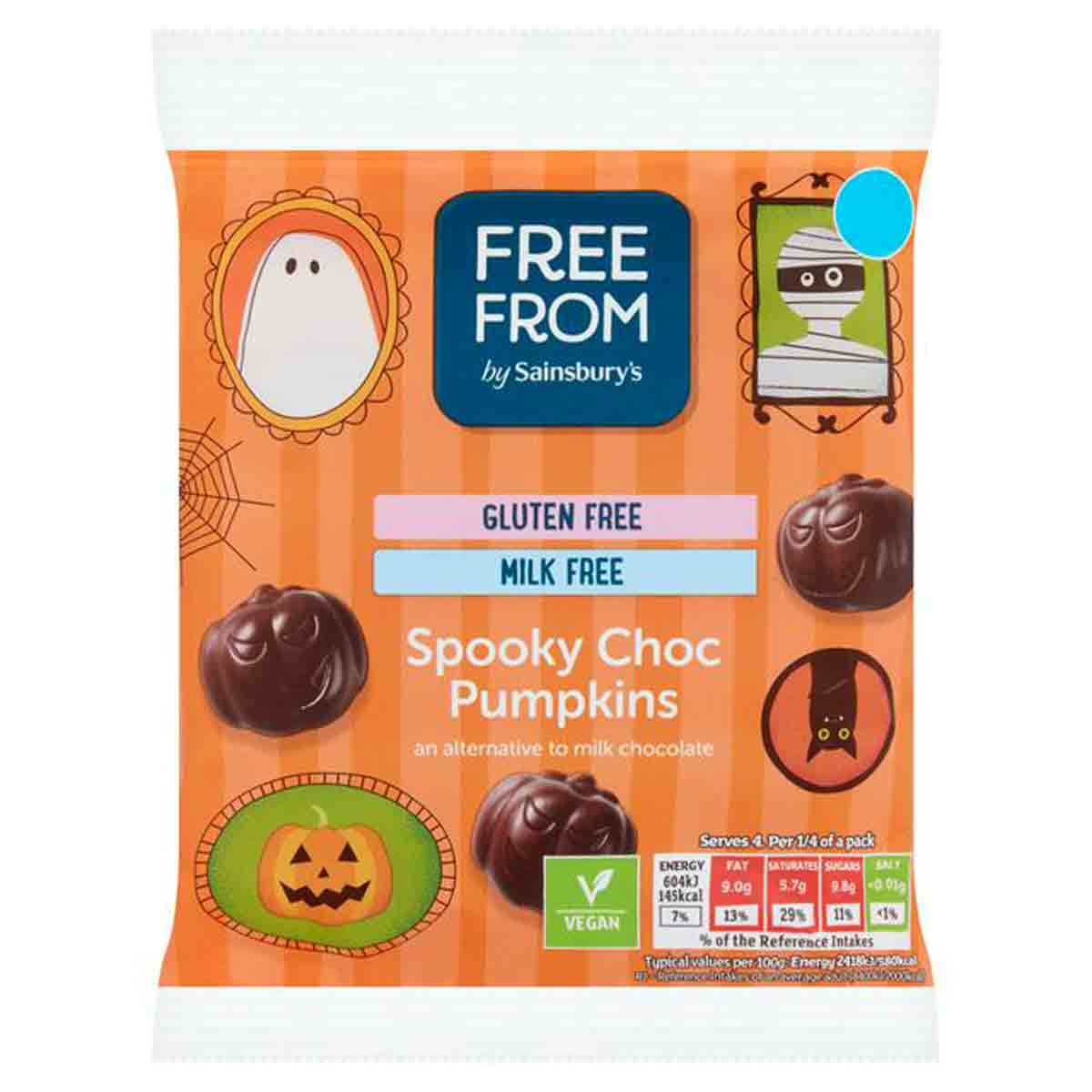 Vegan Halloween Chocolate Pumpkins