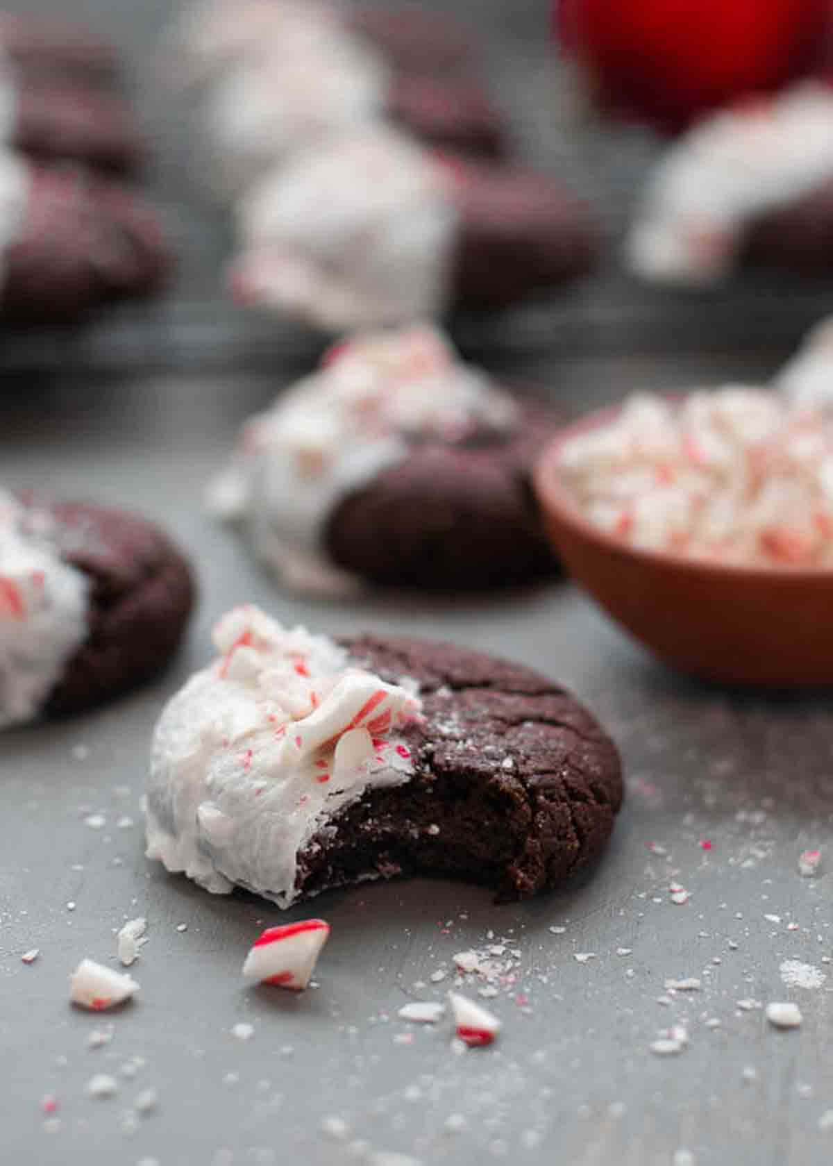 White Chocolate Dipped Cookies