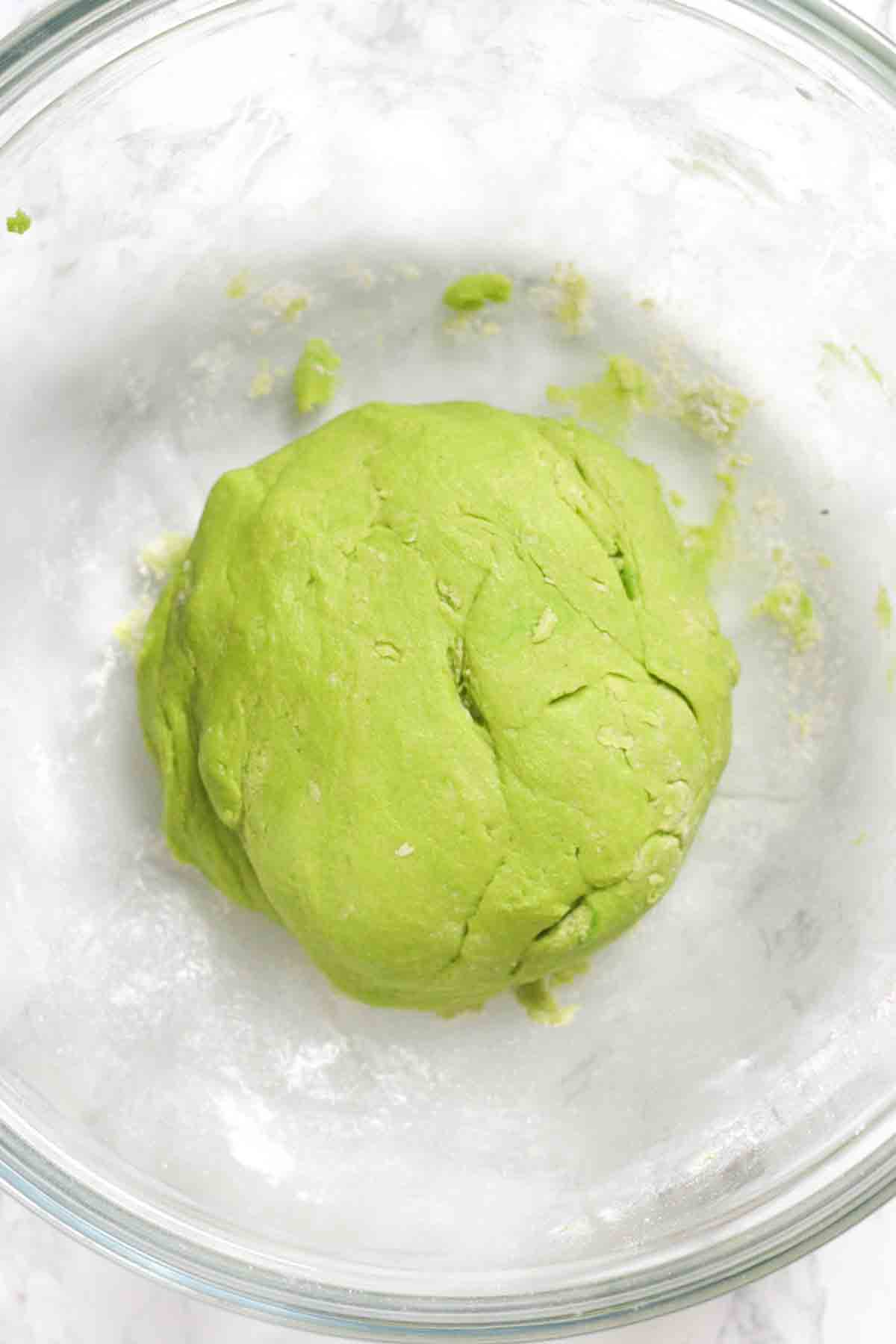 Ball Of Grinch Cookie Dough