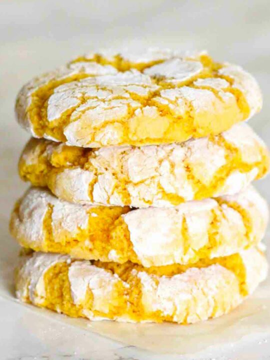 Image Of Vegan Lemon Crinkle Cookies