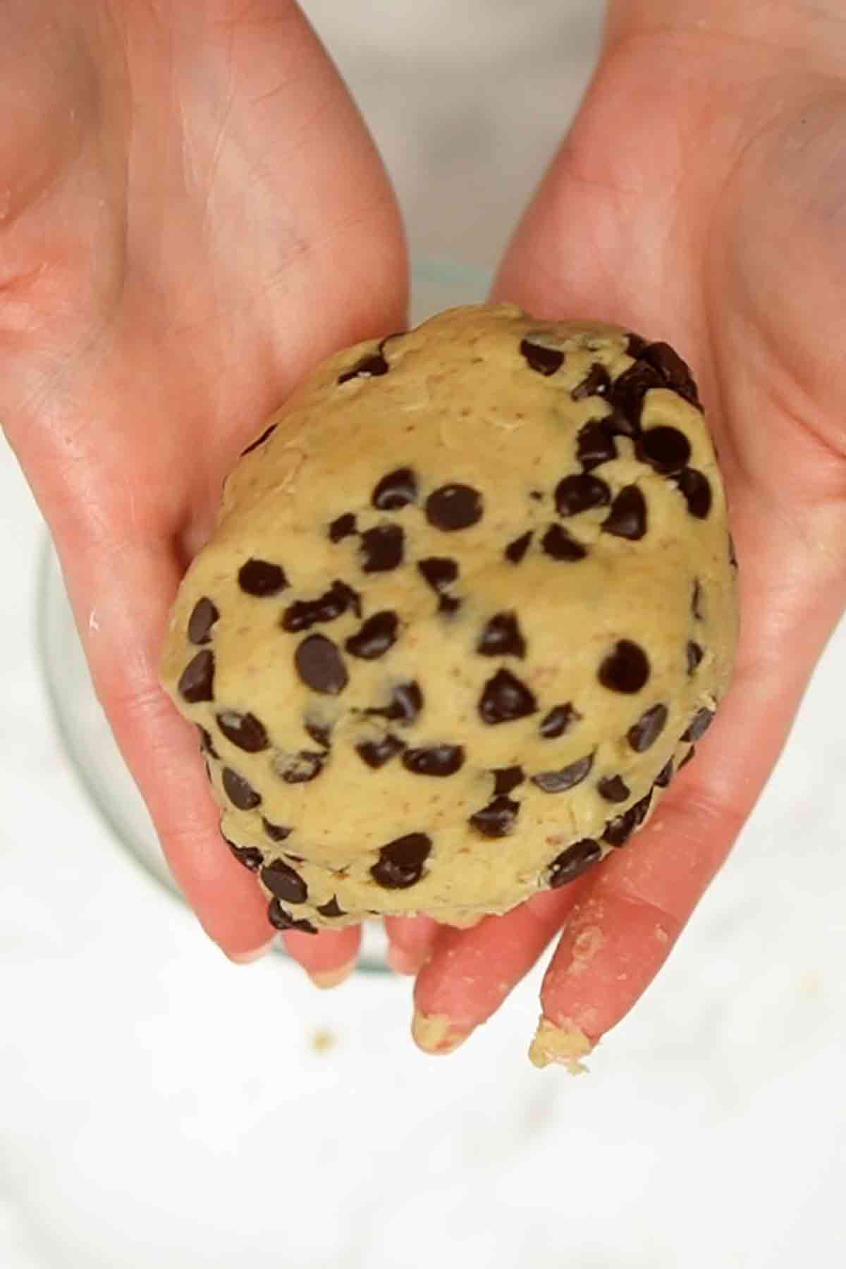Ball Of Chocolate Chip Cookie Dough