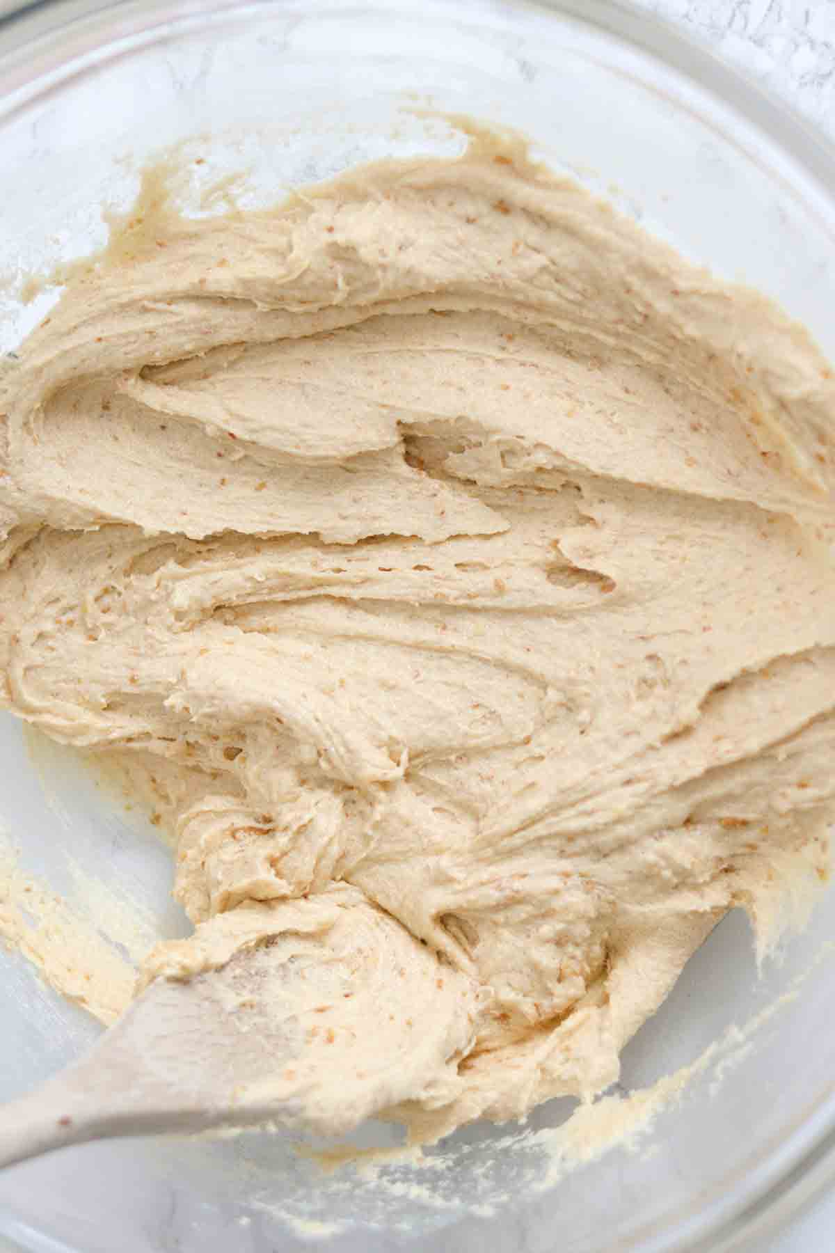 Butter And Sugars Mixed With Flax Egg